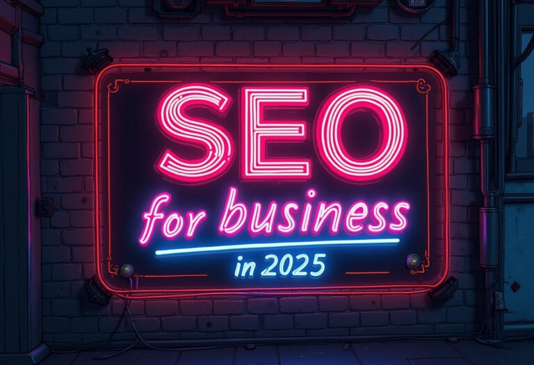 A sign SEO for business in 2025 1 1